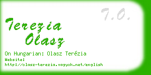 terezia olasz business card