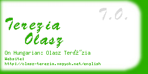 terezia olasz business card